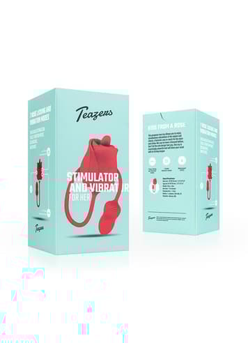 Sexleketøy for henne - Teazers Rose slikkemaskin m/vibrator - bilde 3
