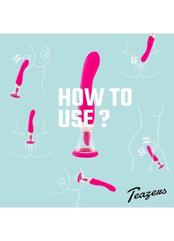 Sexleketøy for henne - Teazers rosa slikkemaskin - bilde 4