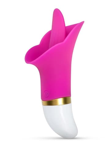 Sexleketøy for henne - Teazers rosa klitorisvibrator med tunge - bilde 1