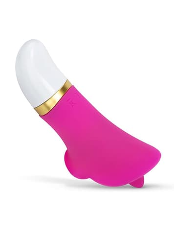 Sexleketøy for henne - Teazers rosa klitorisvibrator med tunge - bilde 4