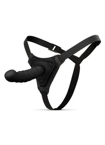 Frekke sexleketøy - EasyToys Smooth strap-on sett sort - bilde 3
