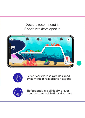 Sexleketøy for henne - Perifit Care+ bekkenbunnstrener med app - bilde 4