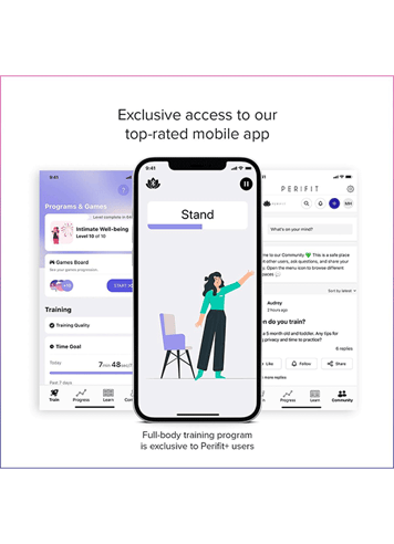 Sexleketøy for henne - Perifit Care+ bekkenbunnstrener med app - bilde 6