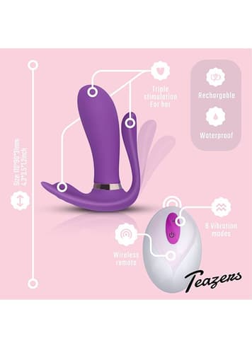 Vibrator - Teazers Pleaser lilla vibrator - bilde 11