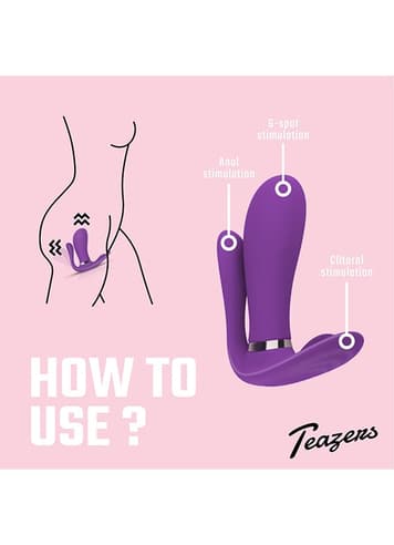 Vibrator - Teazers Pleaser lilla vibrator - bilde 3
