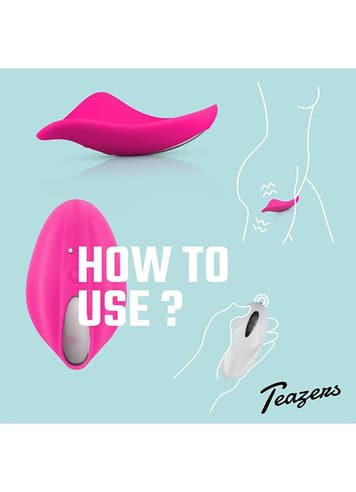 Sexleketøy for henne - Teazers rosa trusevibrator - bilde 2