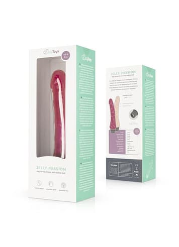 Vibrator - EasyToys Jelly realistisk vibrator rosa - bilde 2