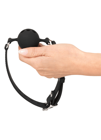 Frekke sexleketøy - Ball gag Bad kitty sort medium - bilde 6