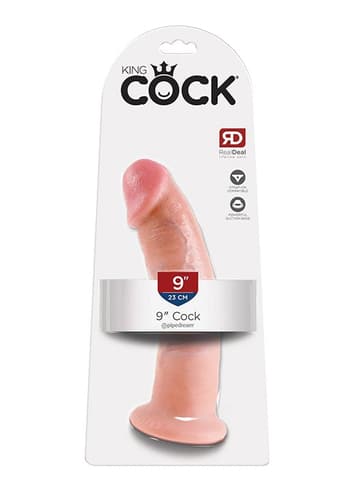 Dildo - Dildo King Cock 23 cm lys - bilde 1