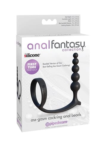 Sexleketøy for menn - Penisring Ass-gasm Fantasy med analkuler - bilde 1