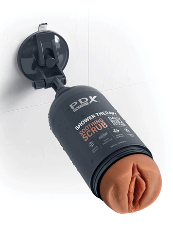 Sexleketøy for menn - Vagina PDX Shower therapy Scrub tan - bilde 5