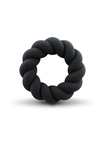 Sexleketøy for menn - Penisring Twist sort - bilde 1