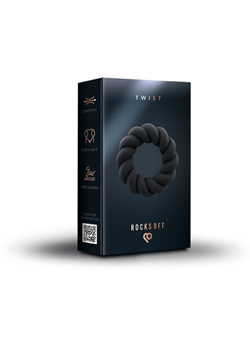 Sexleketøy for menn - Penisring Twist sort - bilde 7