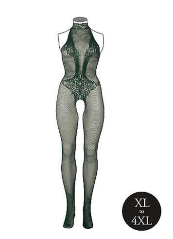 Sexy undertøy - Catsuit Le Desir Combo lace grønn QS - bilde 7