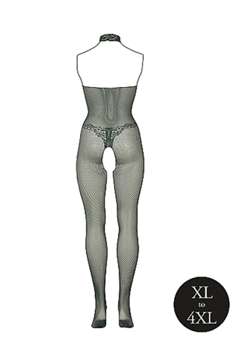 Sexy undertøy - Catsuit Le Desir Combo lace grønn QS - bilde 8