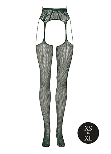 Sexy undertøy - Hofteholder Le Desir Comb lace grønn OS - bilde 7