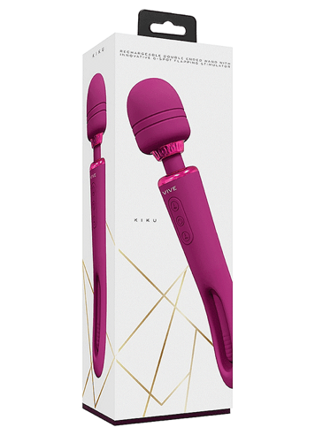 Vibrator - Vive Kiku rosa massasjestav med tunge - bilde 2