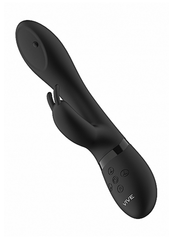 Vibrator - Vive Mira sort rabbitvibrator - bilde 6