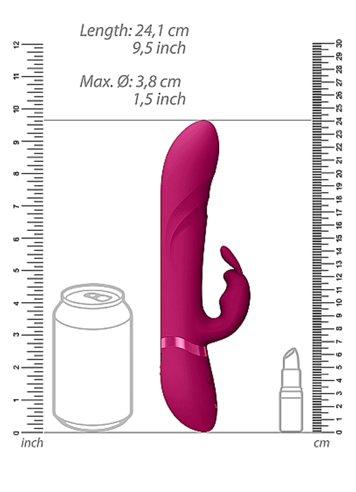 Vibrator - Vive Nari rosa rabbitvibrator - bilde 4