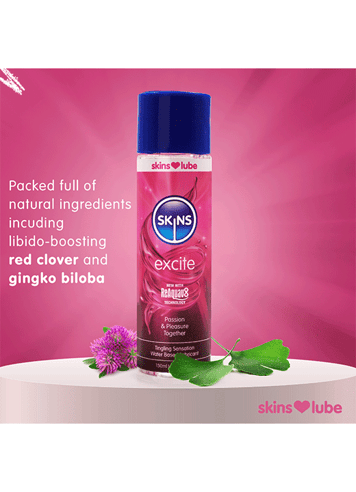 Glidemiddel - Skins Excite vannbasert glidemiddel - bilde 3