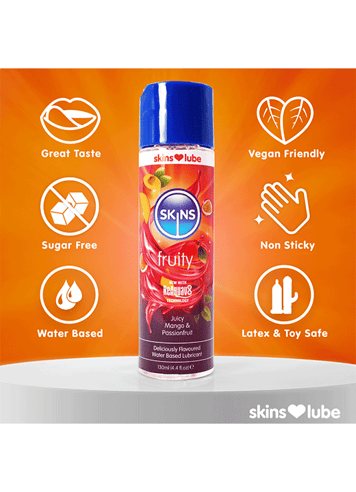 Glidemiddel - Skins Fruity glidemiddel mango pasjon - bilde 5