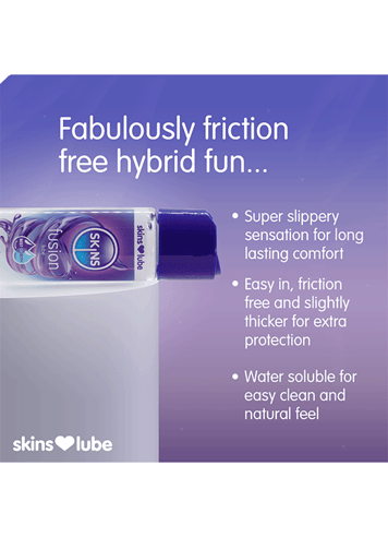 Glidemiddel - Skins Fusion hybrid glidemiddel 130 ml - bilde 4