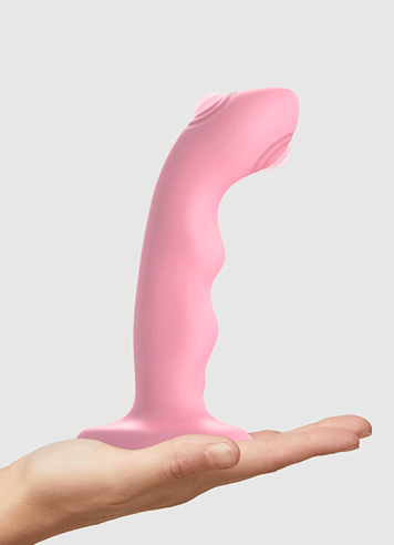Dildo - Strap-on-me Wave tapping dildo rosa - bilde 3