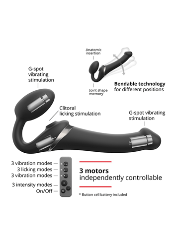 Dildo - Strap-on-me Multi vibrerende strap-on S - bilde 8