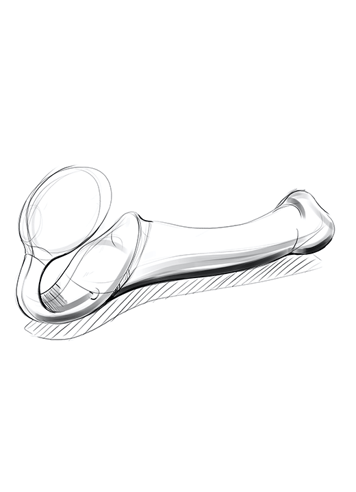 Dildo - Strap-on-me vibrerende strap-on M sort - bilde 19