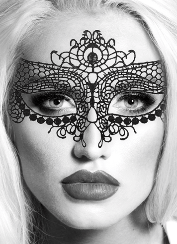 Frekke sexleketøy - Blondemaske Queen sort - bilde 5