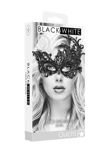 Frekke sexleketøy - Blondemaske Royal sort - bilde 2