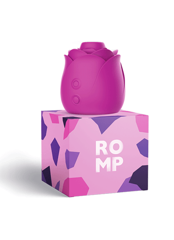 ROMP Rose klitorisstimulator sexleketøy rosa kvinner emballasje 7