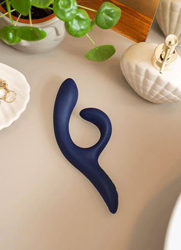 Vibrator - We-Vibe Nova 2 blå rabbitvibrator - bilde 4