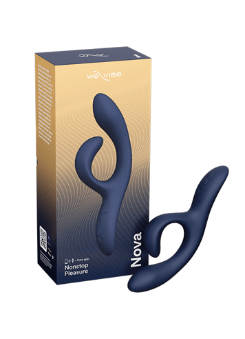 Vibrator - We-Vibe Nova 2 blå rabbitvibrator - bilde 2