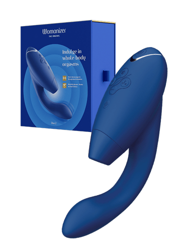 Sexleketøy for henne - Womanizer Duo 2 blå - bilde 2