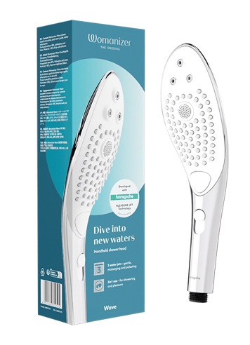 Sexleketøy for henne - Womanizer Wave dusjhode krom - bilde 2