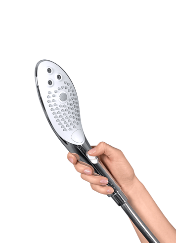Sexleketøy for henne - Womanizer Wave dusjhode krom - bilde 15