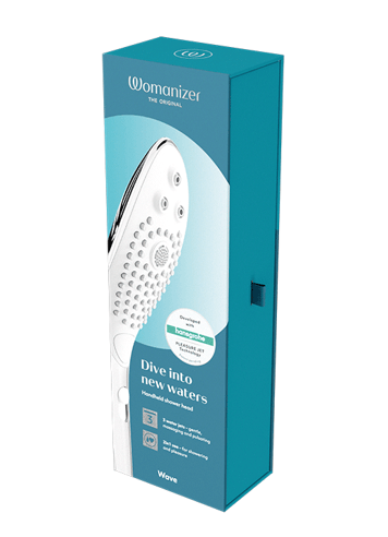 Sexleketøy for henne - Womanizer Wave dusjhode krom - bilde 7