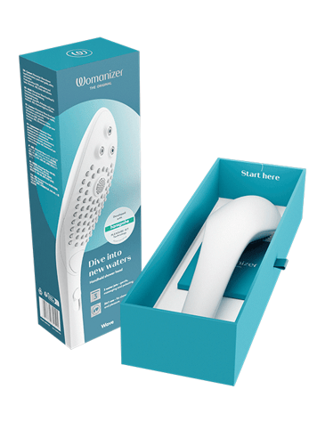 Sexleketøy for henne - Womanizer Wave dusjhode hvit - bilde 4