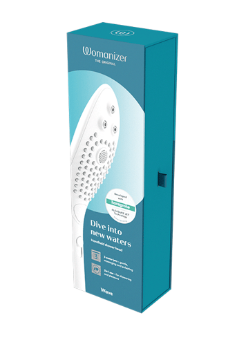 Sexleketøy for henne - Womanizer Wave dusjhode hvit - bilde 10
