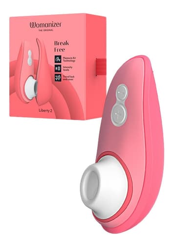 Sexleketøy for henne - Womanizer Liberty 2 ferskenrosa - bilde 2