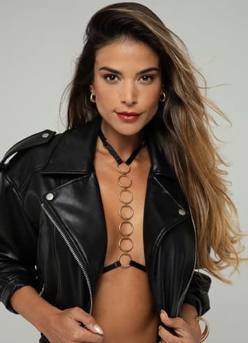 Sexy undertøy - Christine - Harness Bralette Body Party Gold One Size - bilde 1