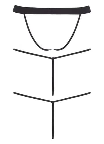 Bondage - Svenjoyment Underwear - 3-Piece Wetlook Thong Set - bilde 2