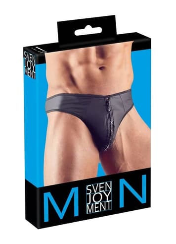 Bondage - Svenjoyment Underwear - Men's G-String with Rhinestone Zip - bilde 6