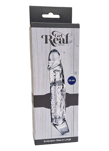 Sexleketøy for menn - Get Real Extension Sleeve L - bilde 3