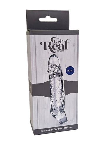 Sexleketøy for menn - Get Real Extension Sleeve M - bilde 3