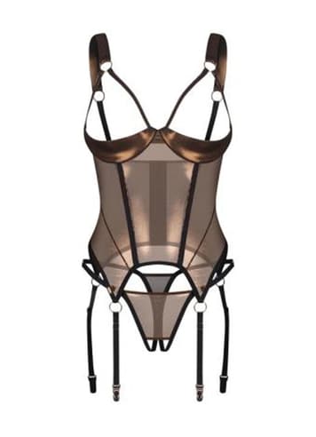 Sexy undertøy - Soranna corset & crotchless thong   S/M - bilde 5