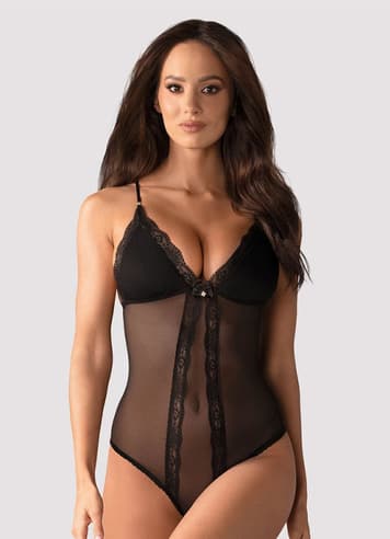 Sexy undertøy - Obsessive - Crotchless Bodysuit Catch Me - bilde 2