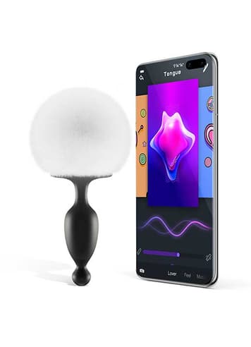 Analsex - Analplugg Magic Bunny sort - bilde 1
