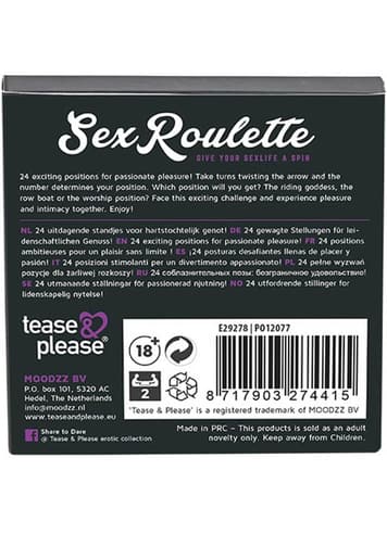 Frekke sexleketøy - Sex Roulette Kamasutra - bilde 3